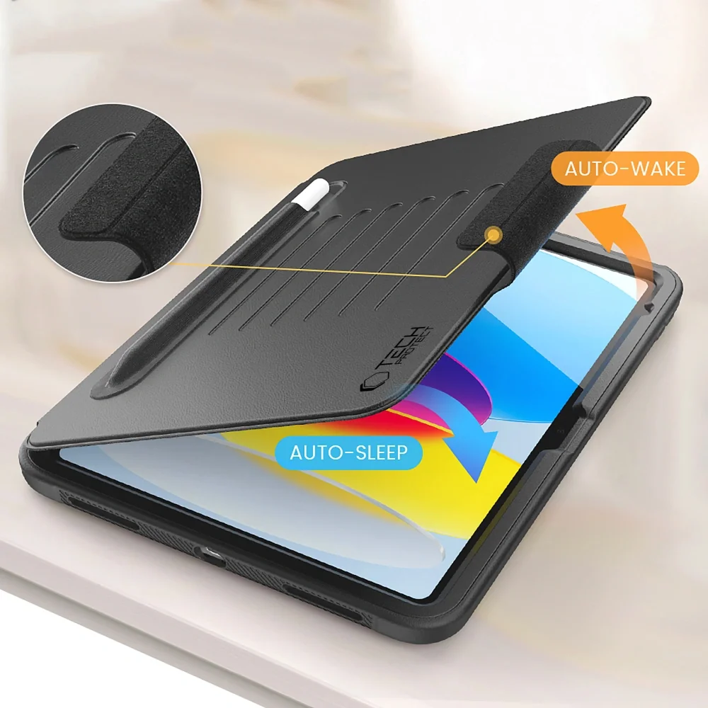 Tech-Protect SC Pen Armor puzdro na iPad 10.9'' 10gen 2022 / 11'' 11gen 2025, čierne n 2025, čierne