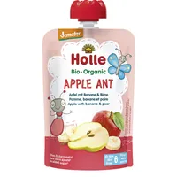 HOLLE Apple Ant Bio pyré jablko banán hruška 100 g (6+)