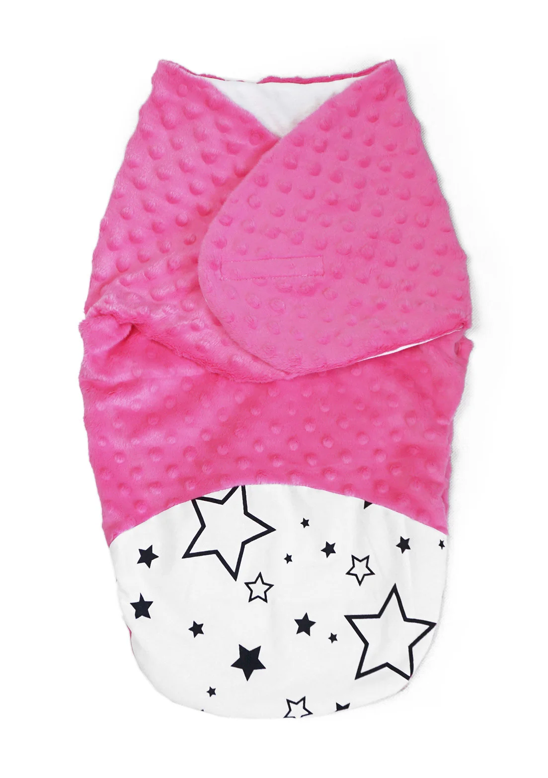 Zavinovačka, spacáček s Minky, 0-6m - Hviezdy a hviezdičky, Minky ružová