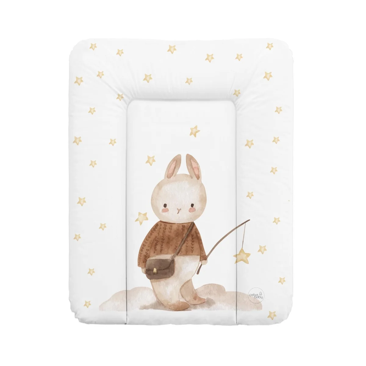 Mäkká prebaľovacia podložka 50×70 cm Basic – na komodu pre bábätko - Bunny