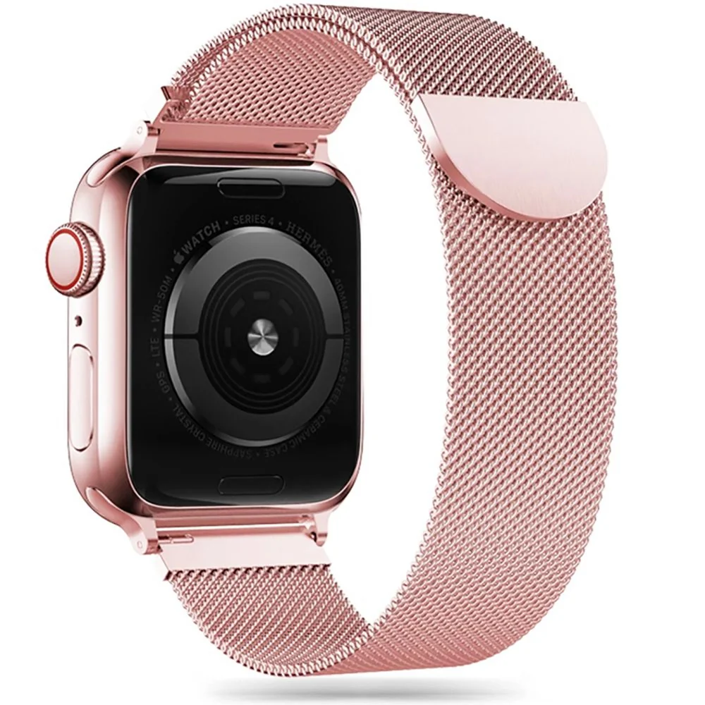 Tech-Protect Milanese remienok na Apple Watch 38/40/41mm rose gold