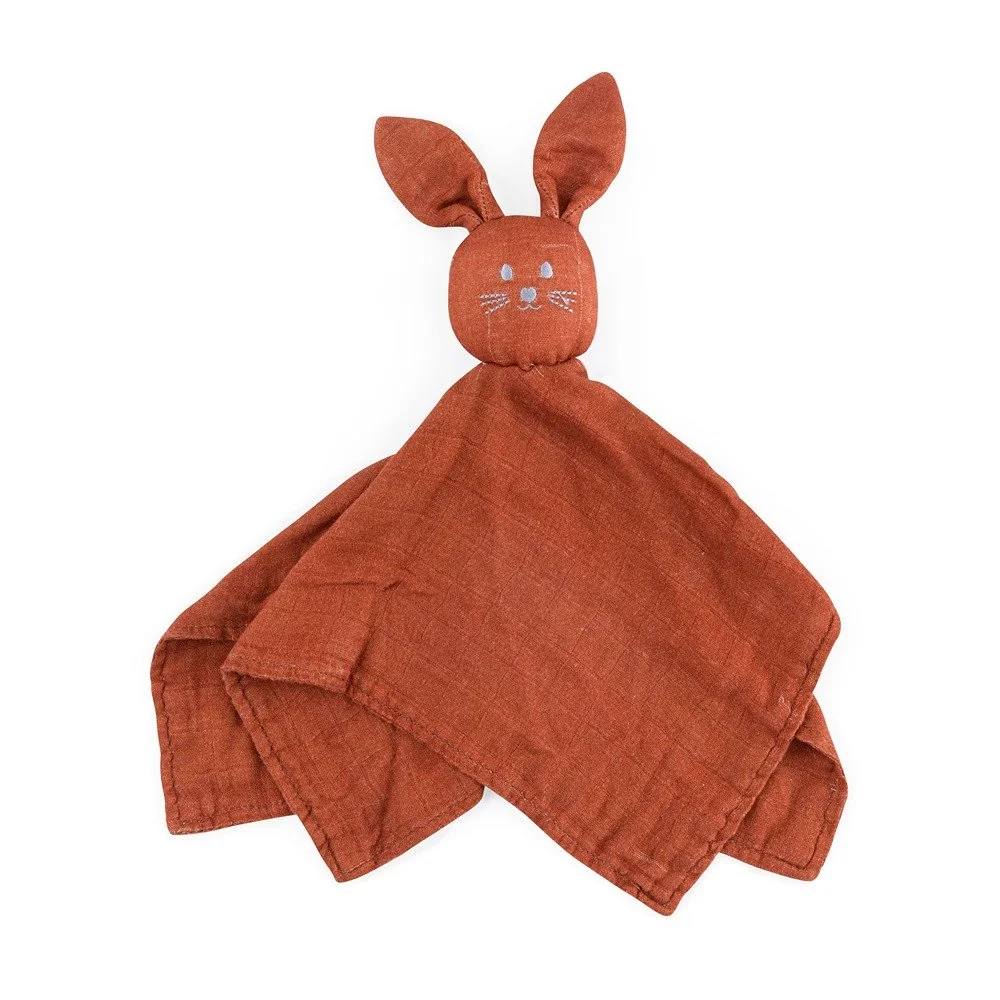 Maznáčik bambusový mušelínový Hugo Cinnamon Spice 0m+