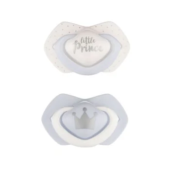 Cumlíky utišujúce ROYAL BABY silikón, symetrické A 0-6m modré 1×2 ks, cumlíky utišujúce