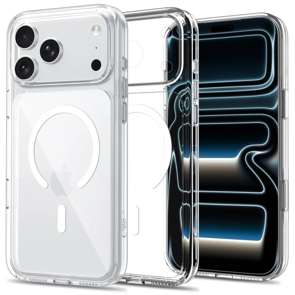 Tech-Protect FlexAir Hybrid CC MagSafe kryt na iPhone 17 Pro / 18 Pro, priesvitný
