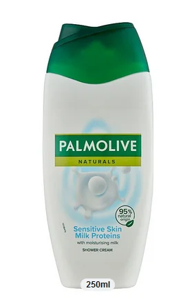 Palmolive sprchový gél Nat.Milk Proteiny 1×250 ml, so sprchovým mliekom