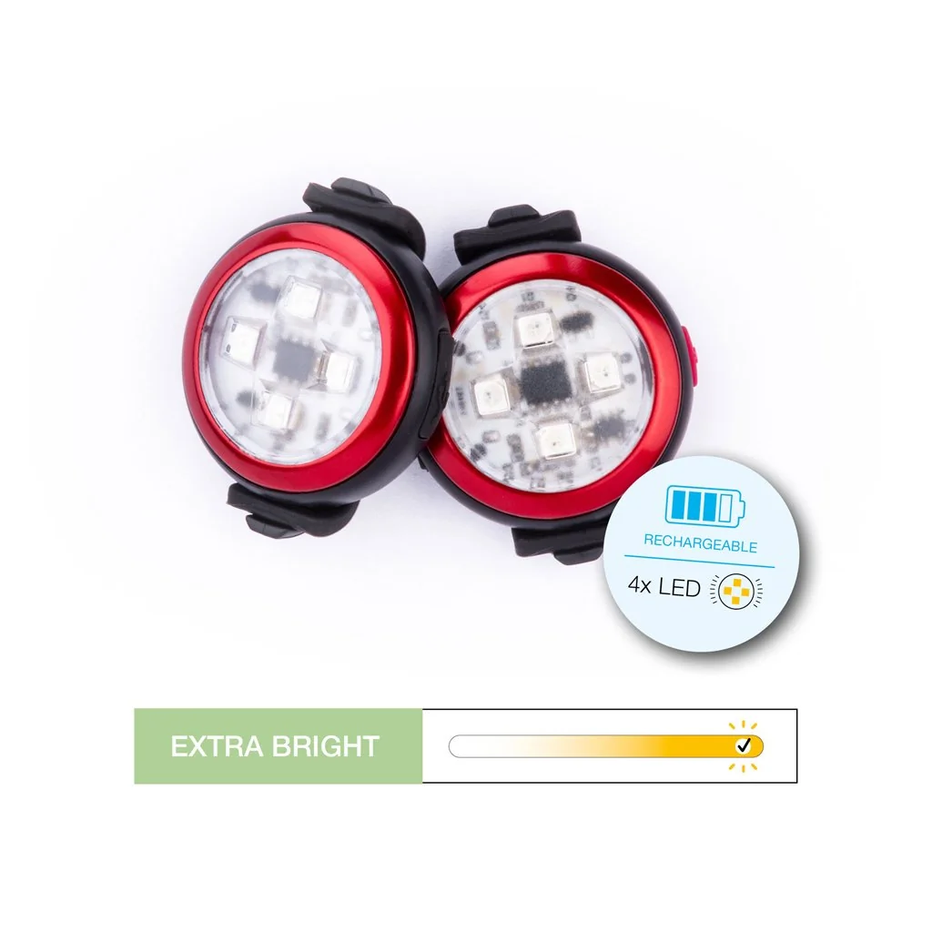 Luumi LED bezpečnostné svetielko dobíjacie na obojok GREEN