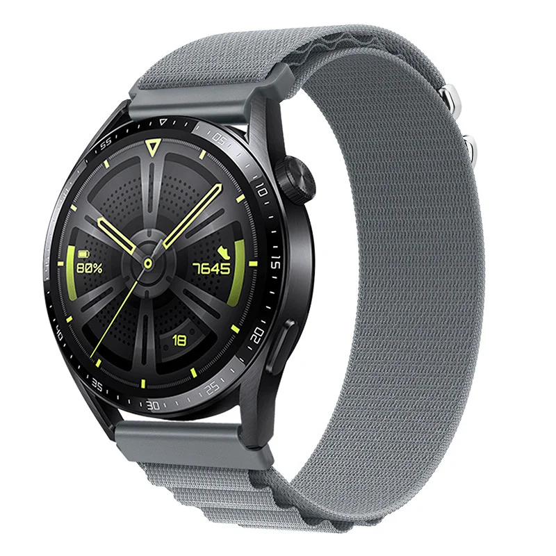 BStrap Nylon Loop remienok na Xiaomi Amazfit GTR Mini gray