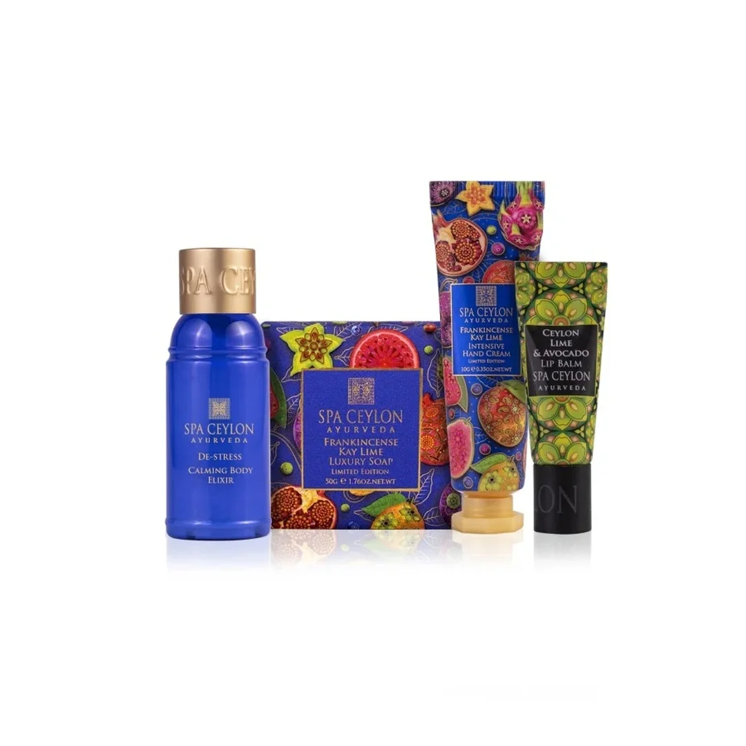 Kozmetická súprava Frankincense Kaffir Lime kadidlo a gáfrová
