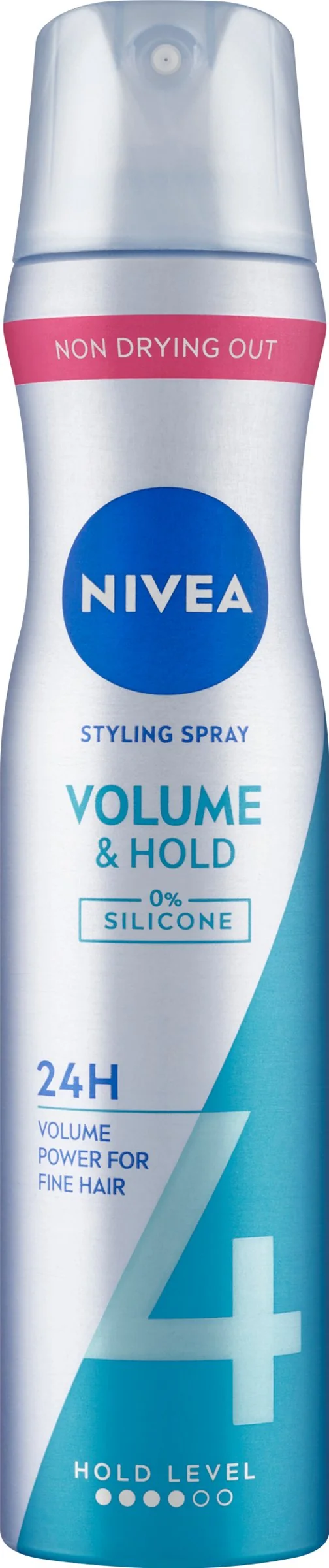 Nivea Lak na vlasy Volume Care 1×250 ml, fixácia bez zlepenia
