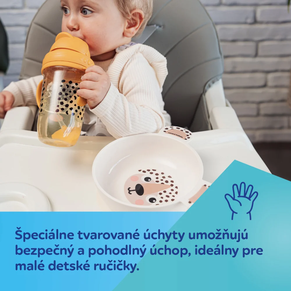 Canpol babies Tanier s ušami BabiesBoo žltý 2 ks