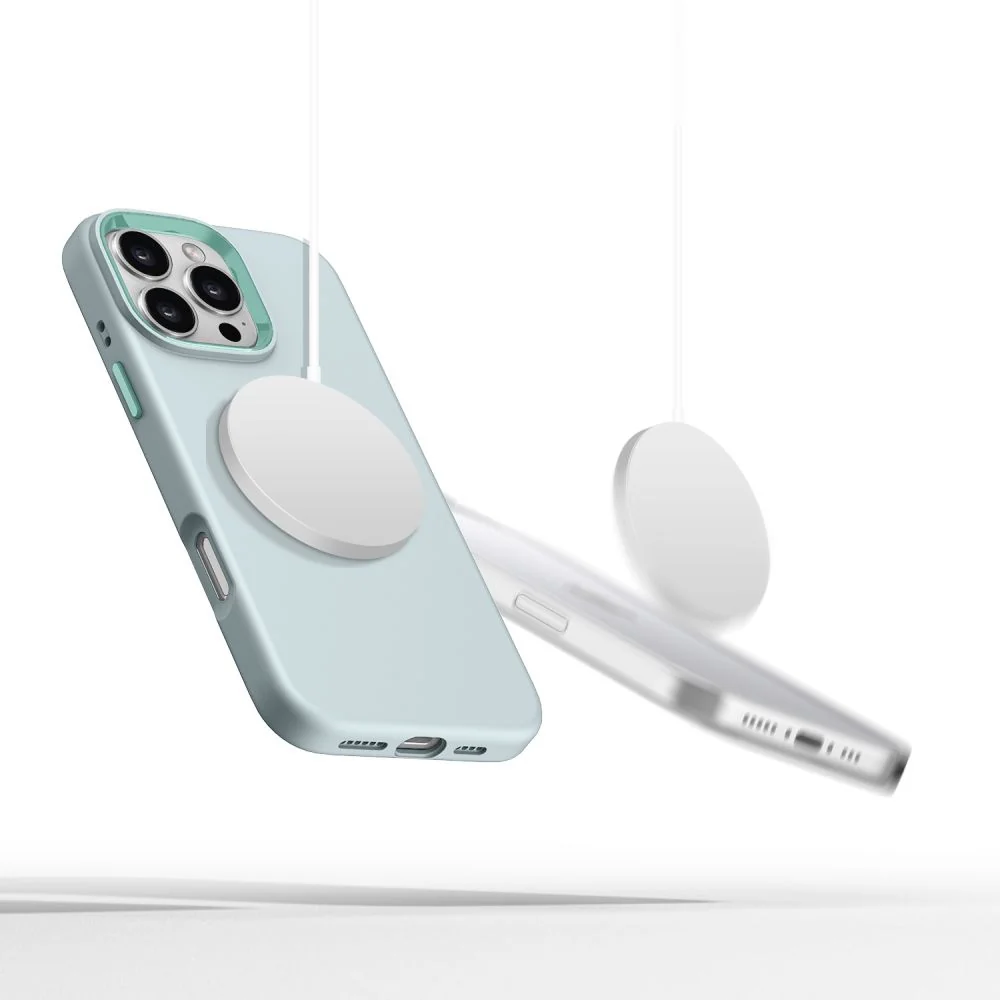 Tech-Protect Silicone Pure MagSafe kryt na iPhone 16 Pro Max, modrý