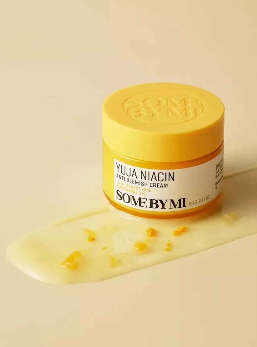 Some By Mi Yuja Niacin Anti Blemish Cream hydratačný a rozjasňujúci krém na hyperpigmentáciu 60 g