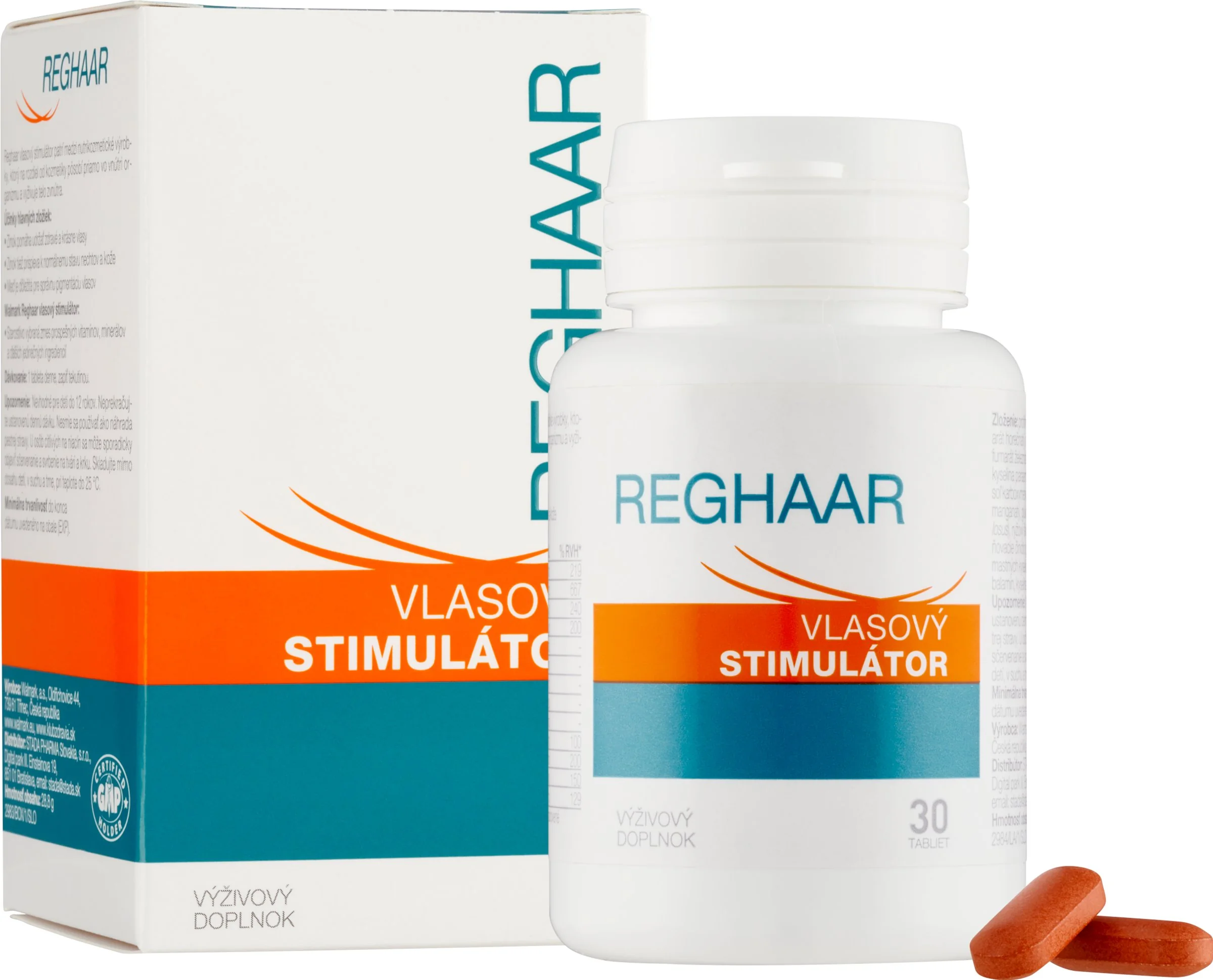 REGHAAR VLASOVÝ STIMULÁTOR 1×30 tbl, vlasový stimulátor