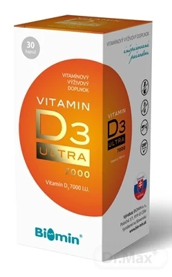 BIOMIN VITAMIN D3 ULTRA 7000 I.U . 30 cps