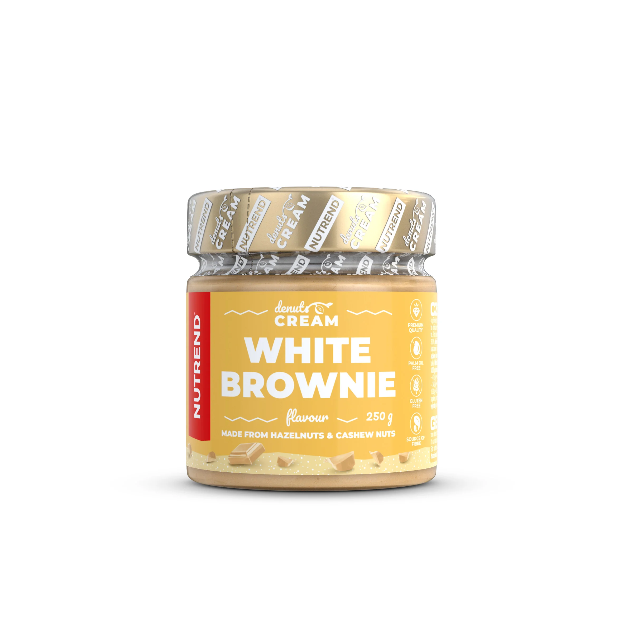 Nutrend DENUTS CREAM 250 g, white brownie