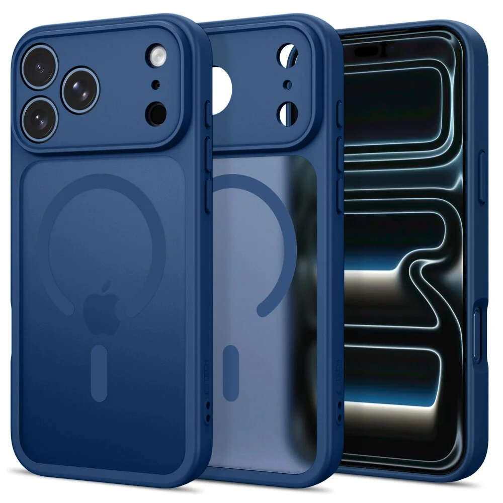 Tech-Protect BasicMag MagSafe kryt na iPhone 17 Pro Max / 18 Pro Max, tmavomodrý