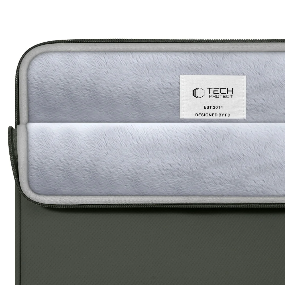 Tech-Protect Sleeve Cover obal na notebook 15-16'', tmavozelený