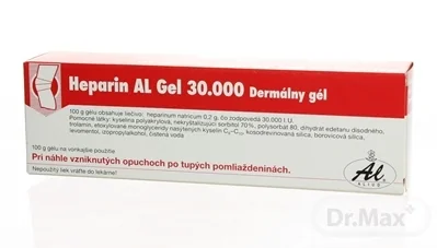 Heparin AL Gel 30 000 1×100 g, gél v tube
