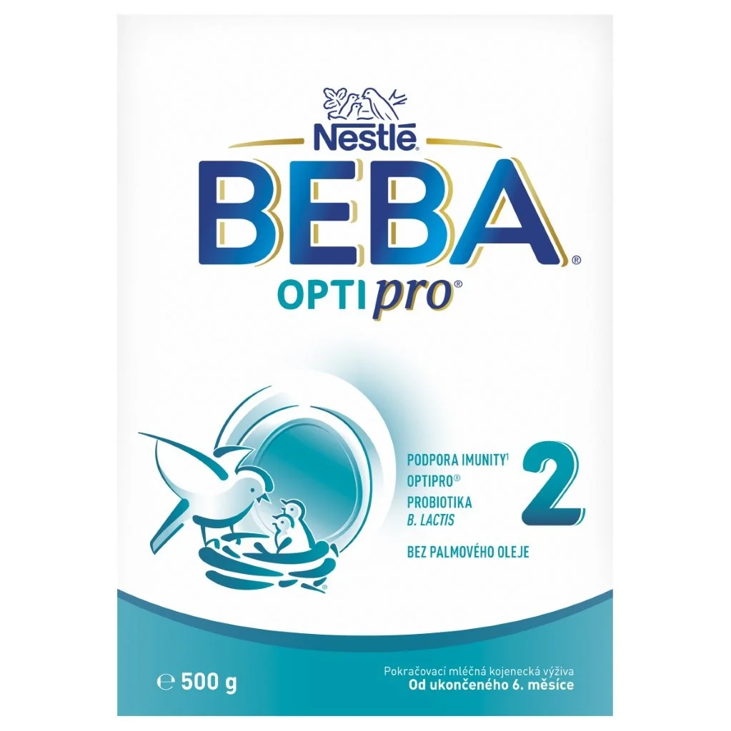 BEBA OPTIPRO 2 1×500 g, následná dojčenská výživa (od ukonč. 6. mesiaca)