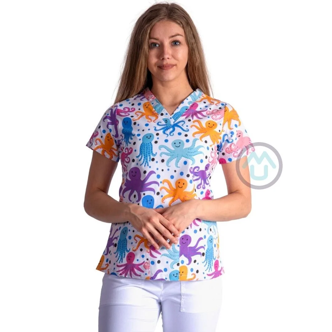Dámska zdravotnícka blúza CHOBOTNICE 2XL