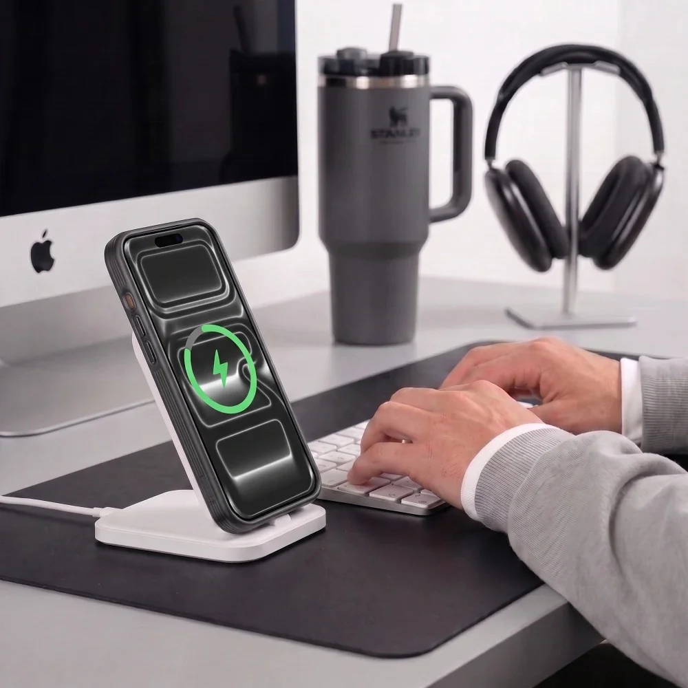 Tech-Protect MagPrime MagSafe CC kryt na iPhone 17 Pro Max / 18 Pro Max, čierny