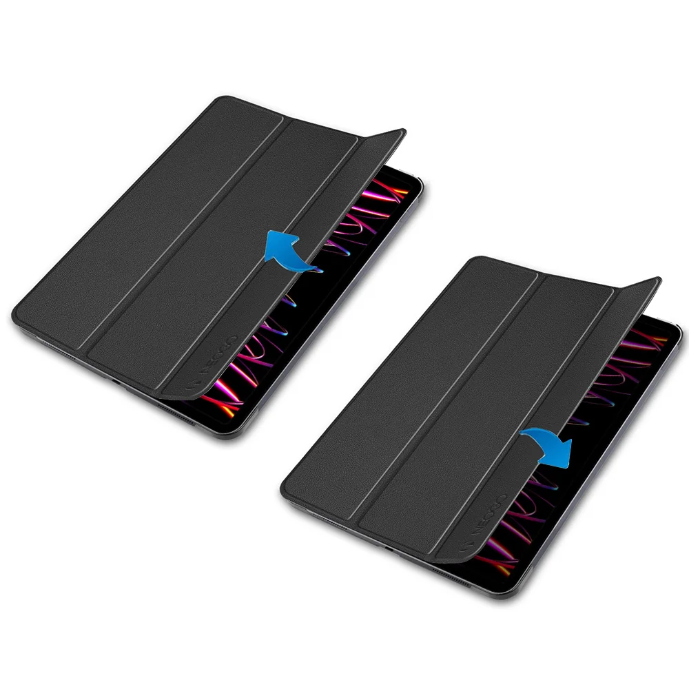NEOGO Smart Cover puzdro na iPad Pro 12.9'' 2020/2021/2022 čierne