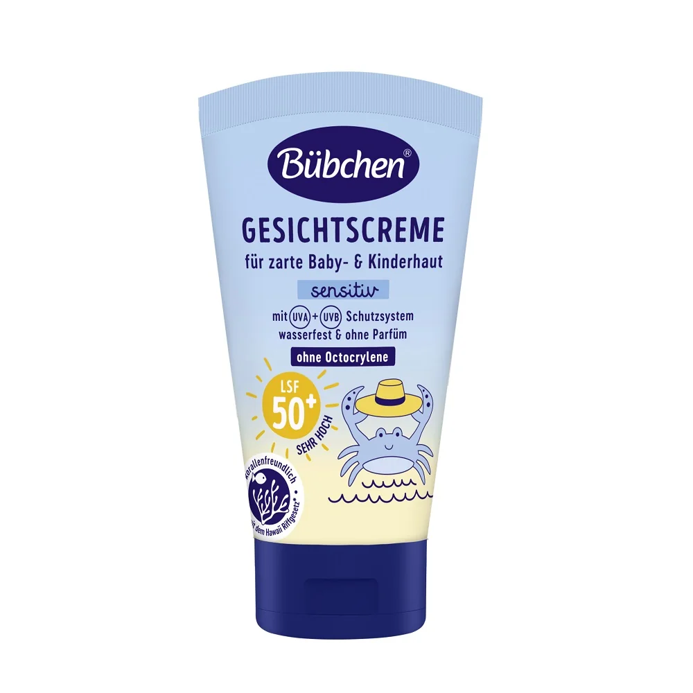 Bübchen Krém na opaľovanie Sensitive SPF 50+ 1×50 ml, krém na opaľovanie