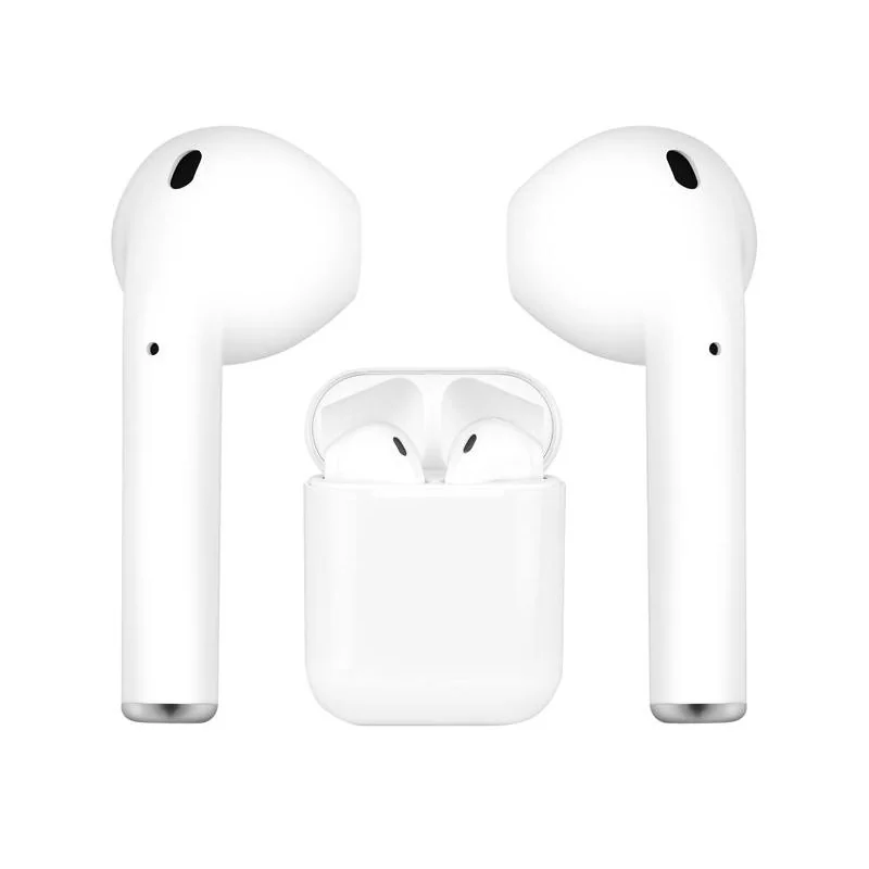 Slúchadlá BLUETOOTH do uši BT180 TWS biele