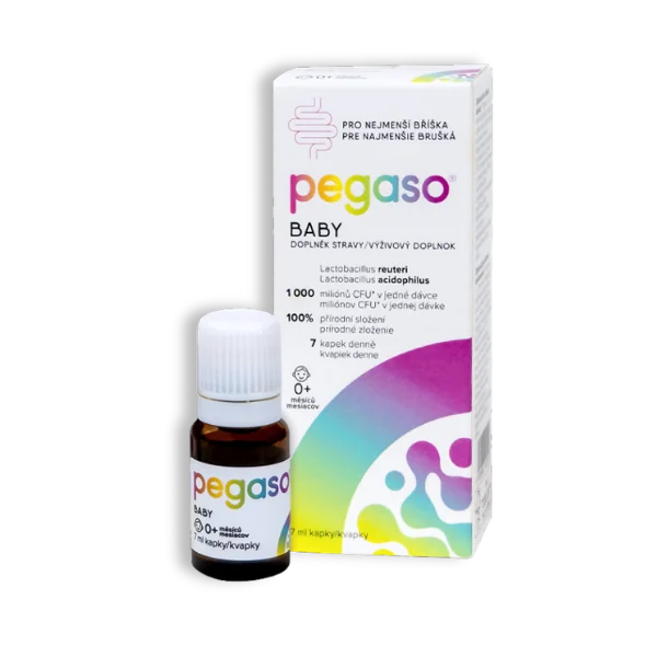pegaso BABY kvapky 1×7 ml, výživový doplnok