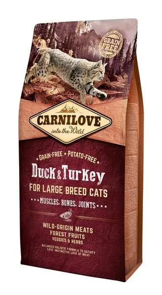 Carnilove Cat Grain Free Duck&Turkey LB Cat Muscles, Bones, Joints