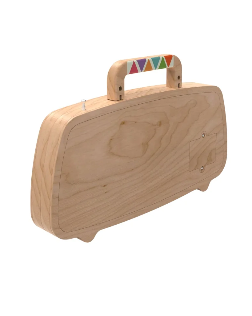 Montessori Activity board Drevené FM rádio
