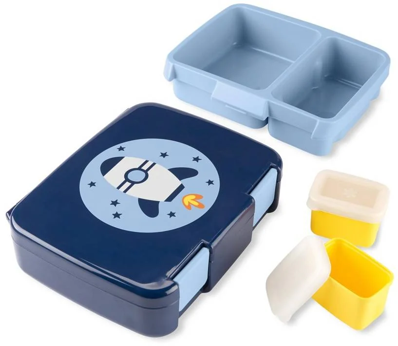 SKIP HOP Spark Style Krabička na obed Bento Raketa 3r+ 1×1 ks, obedová krabička