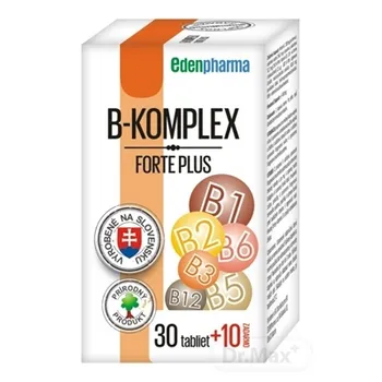 EDENPharma B-KOMPLEX forte plus 1×40 tbl, 30+10 zadarmo