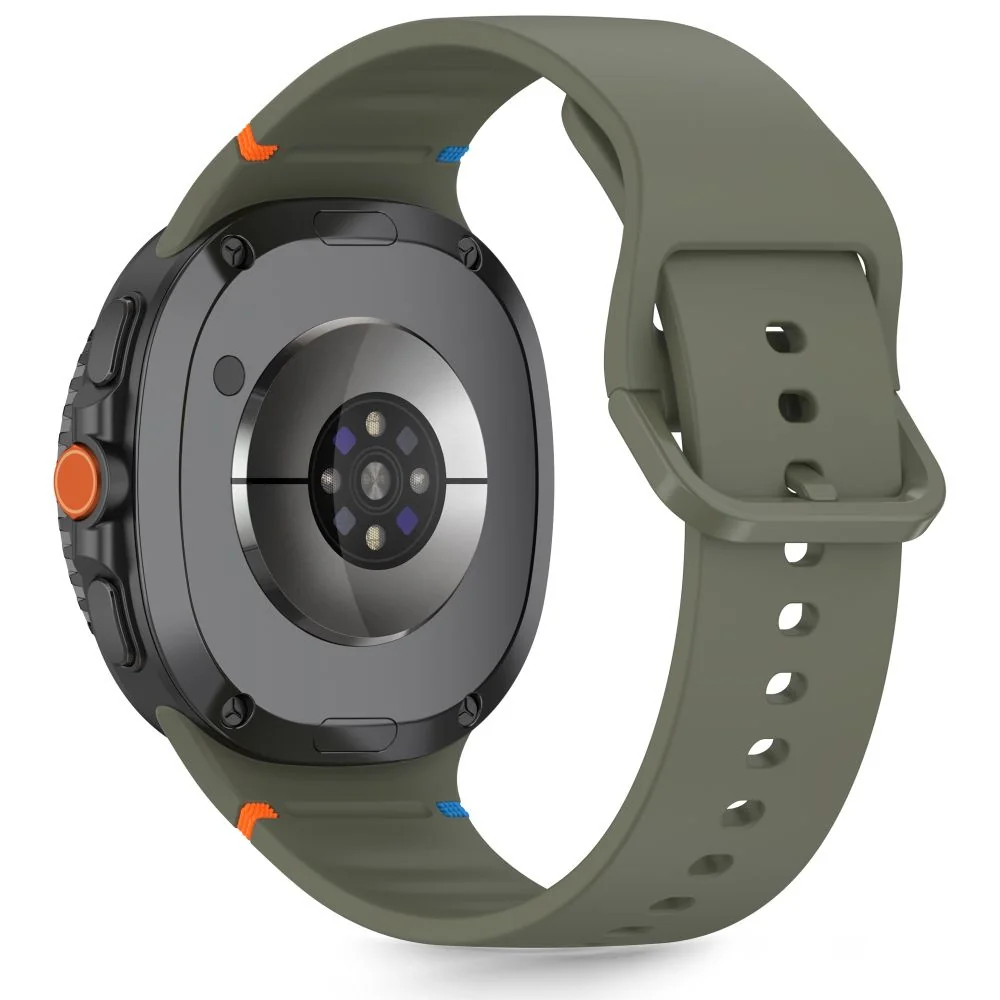 Tech-Protect Silicone remienok na Samsung Galaxy Watch 8 / Classic (40 / 44 / 46 mm), army green / 44 / 46 mm), army green