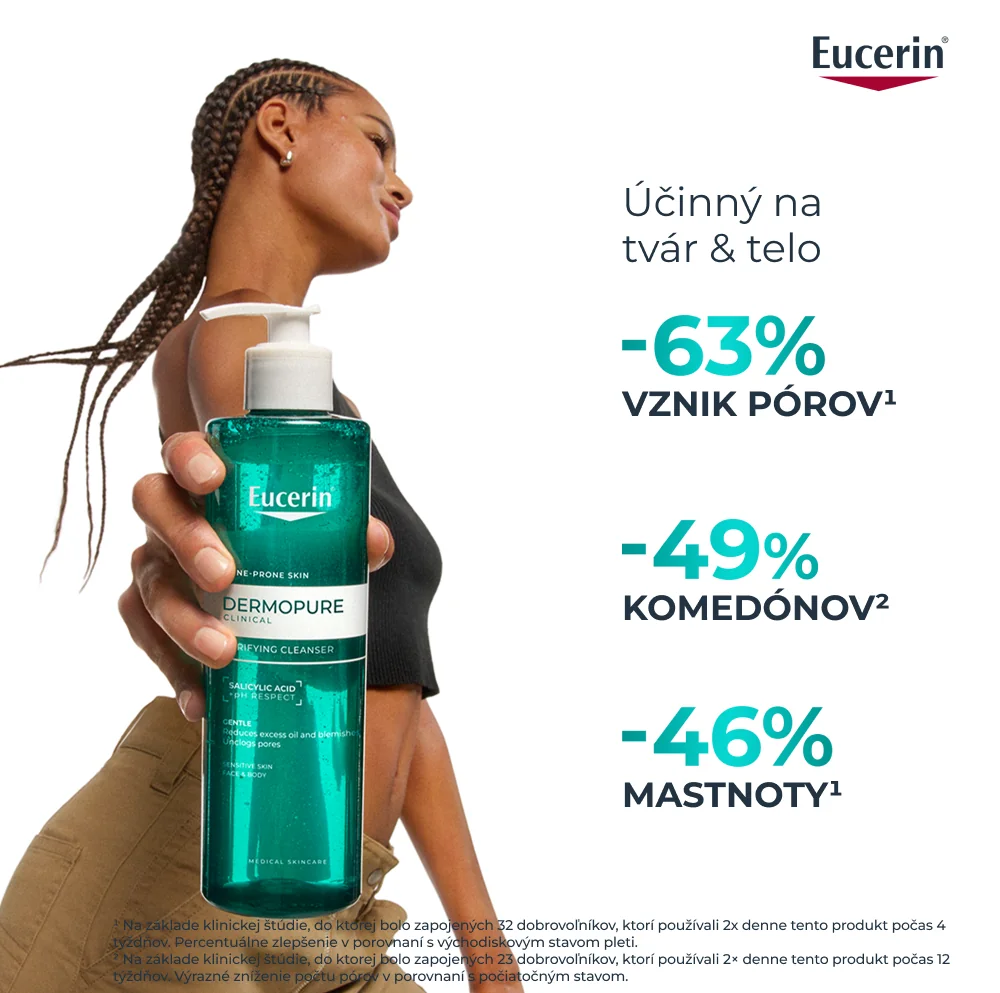 EUCERIN DERMOPURE CLINICAL GEL HLBKOVO CISTIACI 400ML 400 ml