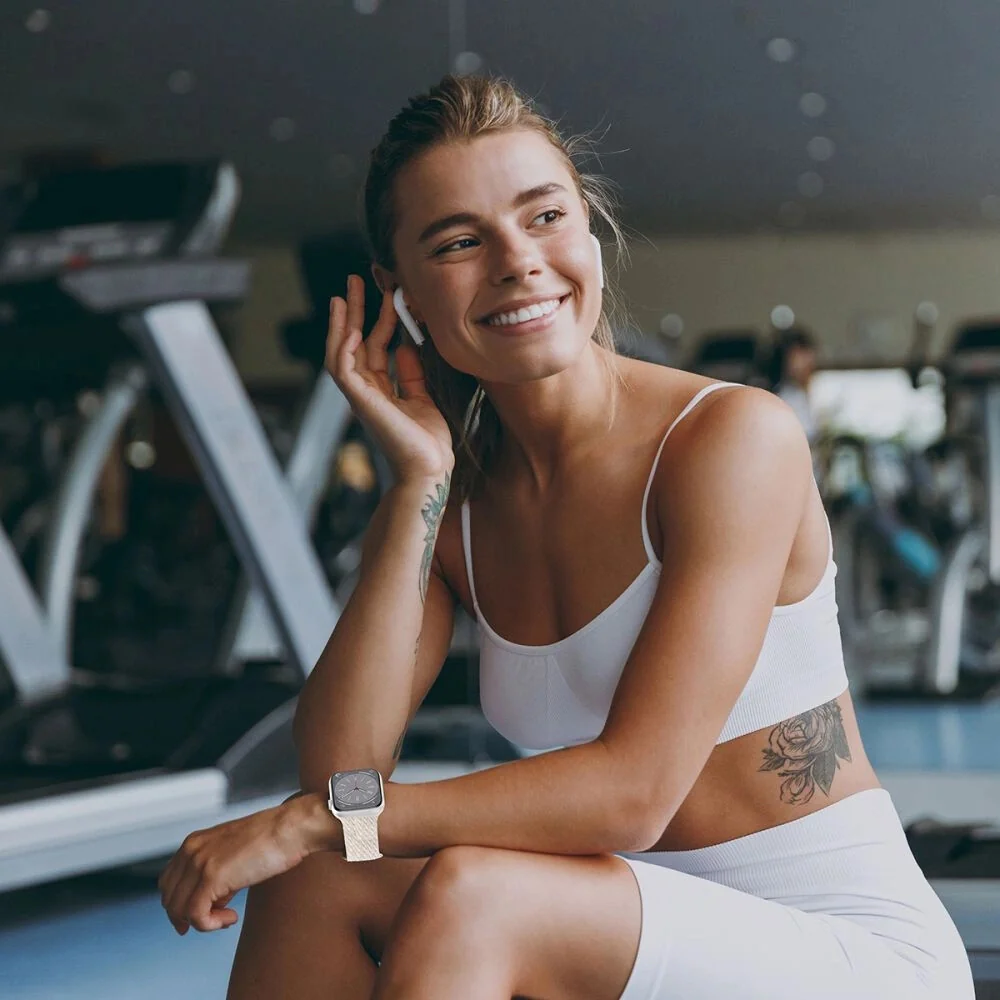 Tech-Protect NylonMag remienok na Apple Watch 44/45/46/49mm, stone