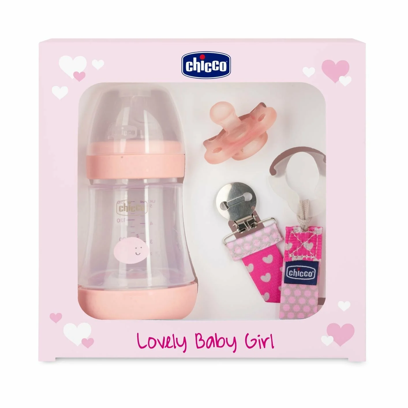 Chicco Perfekt 5, Dojčenská sada, ružová, 0m+ 