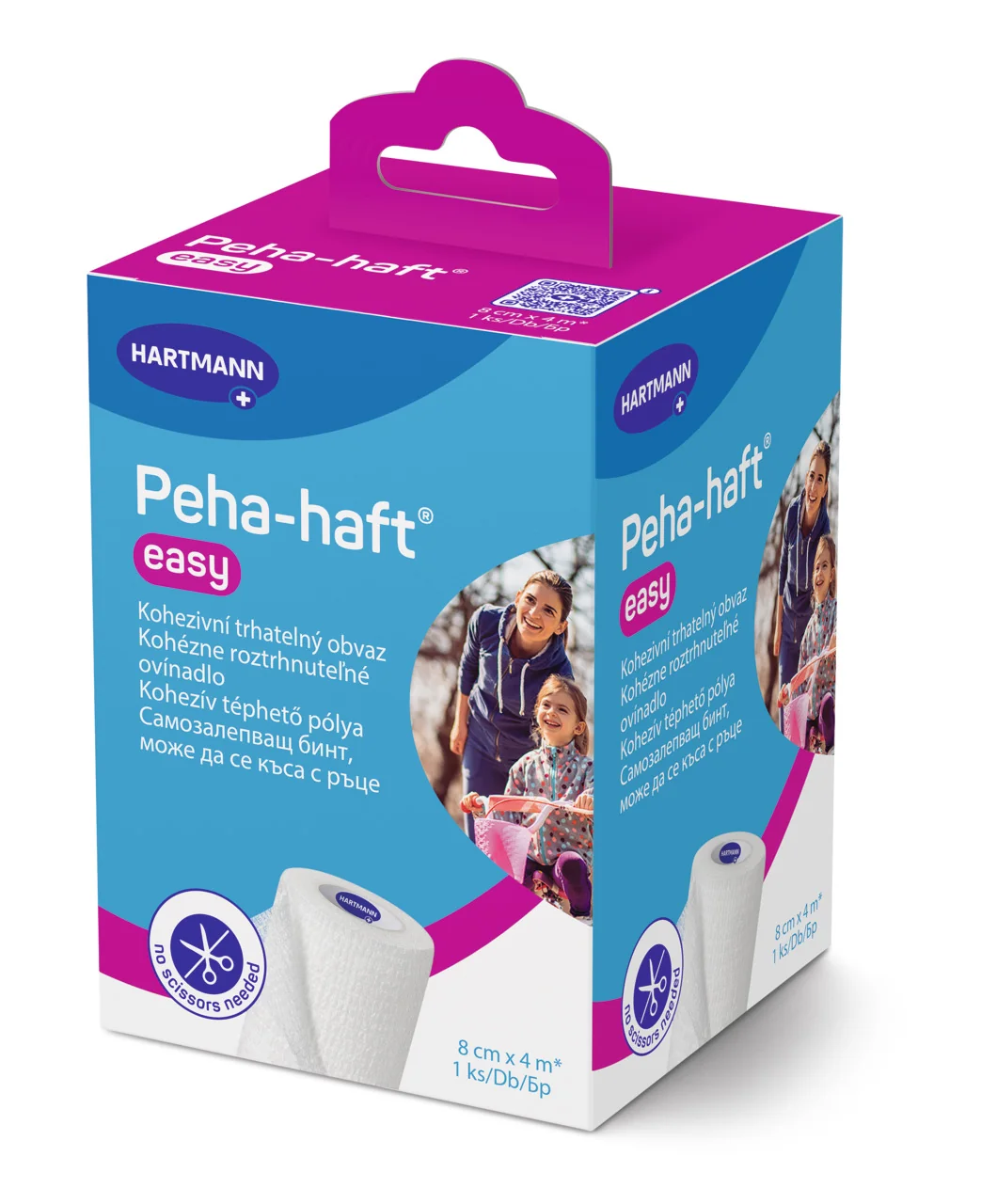 Peha-haft easy 8 cm x 4 m samodržiace roztrhnuteľné ovínadlo 1×1 ks, ovínadlo