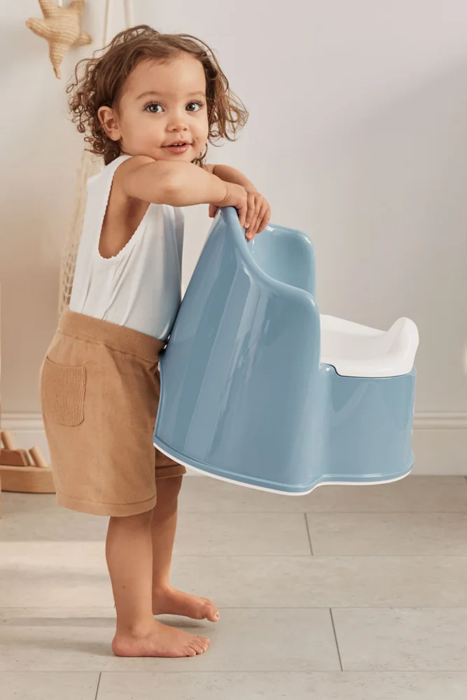 BABYBJÖRN Nočník kreslieko Deep Blue/White 1×1 ks