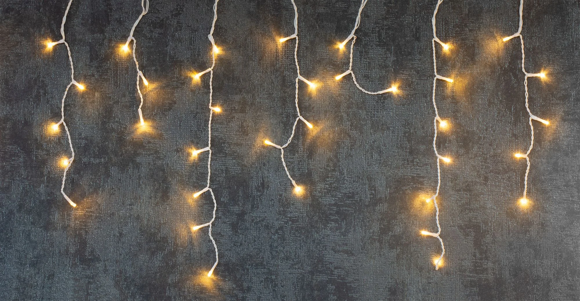 MagicHome LED cencúľová reťaz MULTI CONNECT Icicle, 1 ks 400 LED teplá biela, stále svetlo, 230 V/50 Hz, IP44, bez zdroja, exteriér, 10 m
