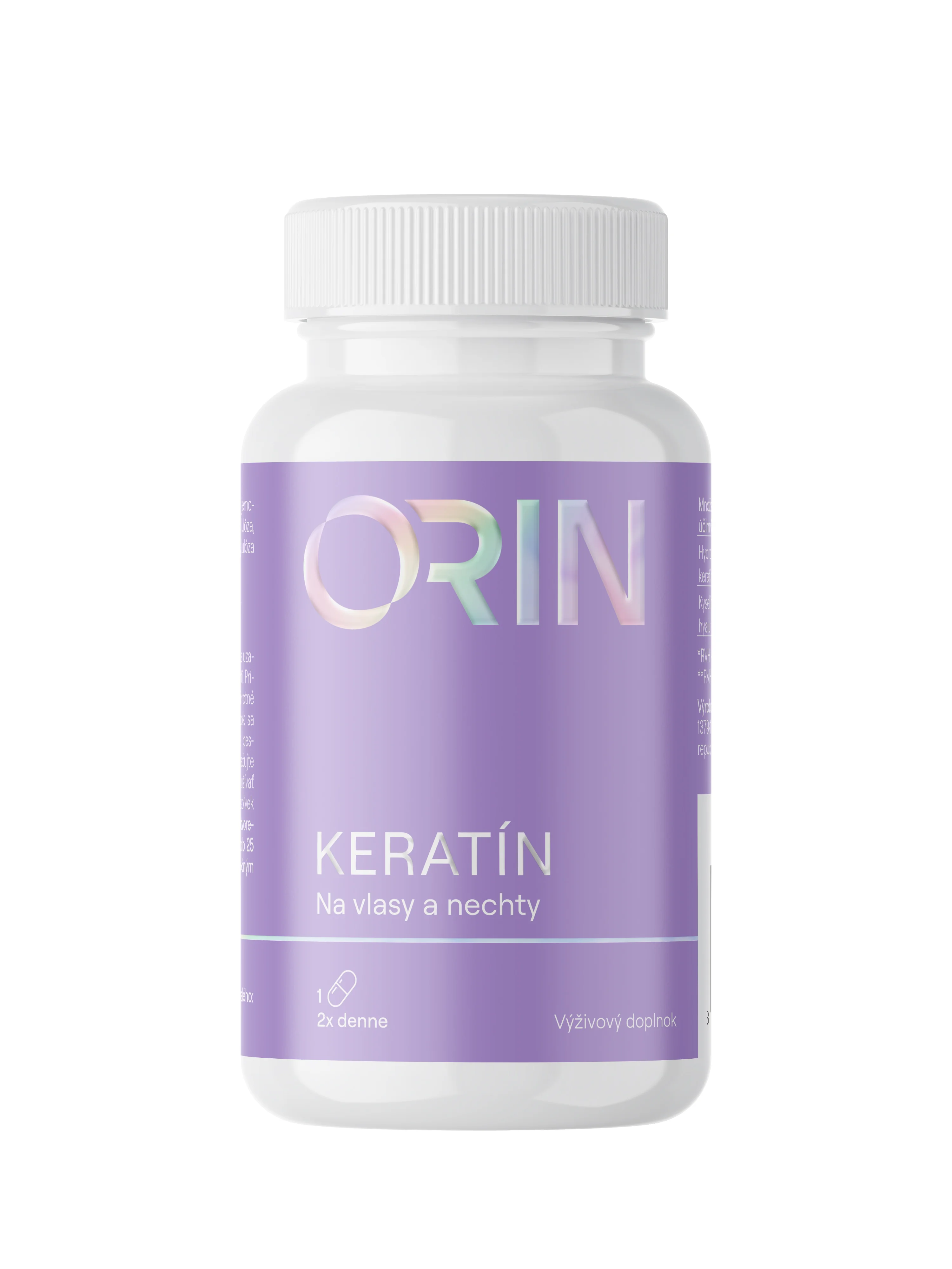 Keratin na vlasy a nechty 60 kapsúl, 32 g
