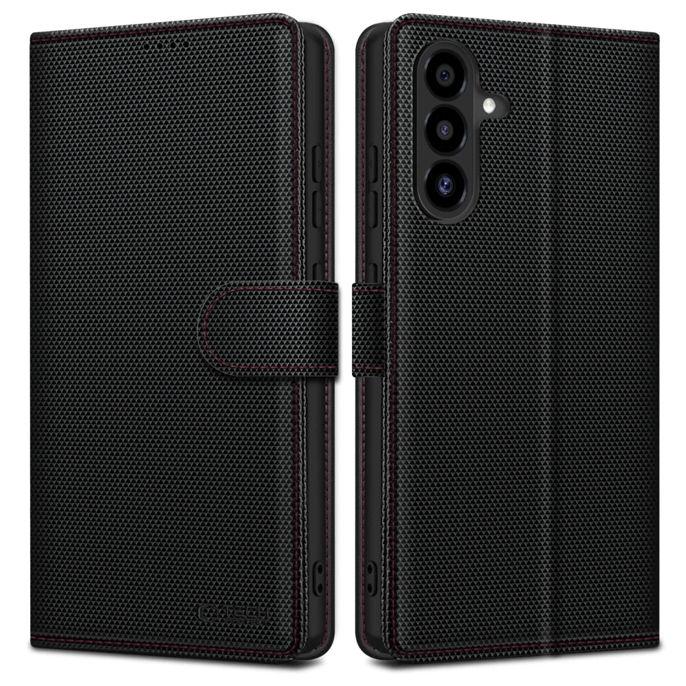 Tech-Protect Wallet RS knižkové puzdro na Samsung Galaxy A56 5G, čiern e