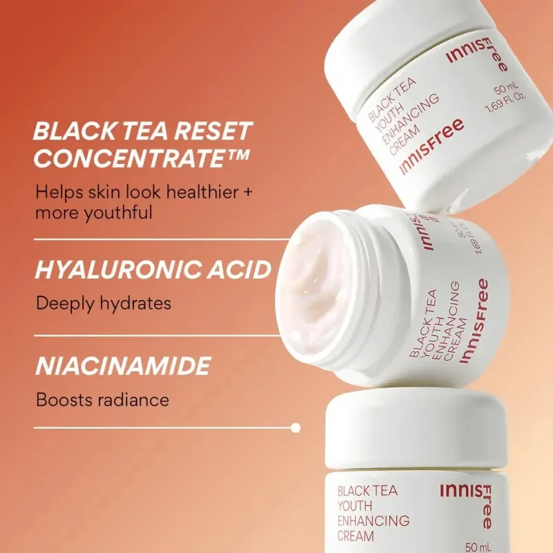 INNISFREE - Black Tea Youth Enhancing Cream - antiage krém 50 ml