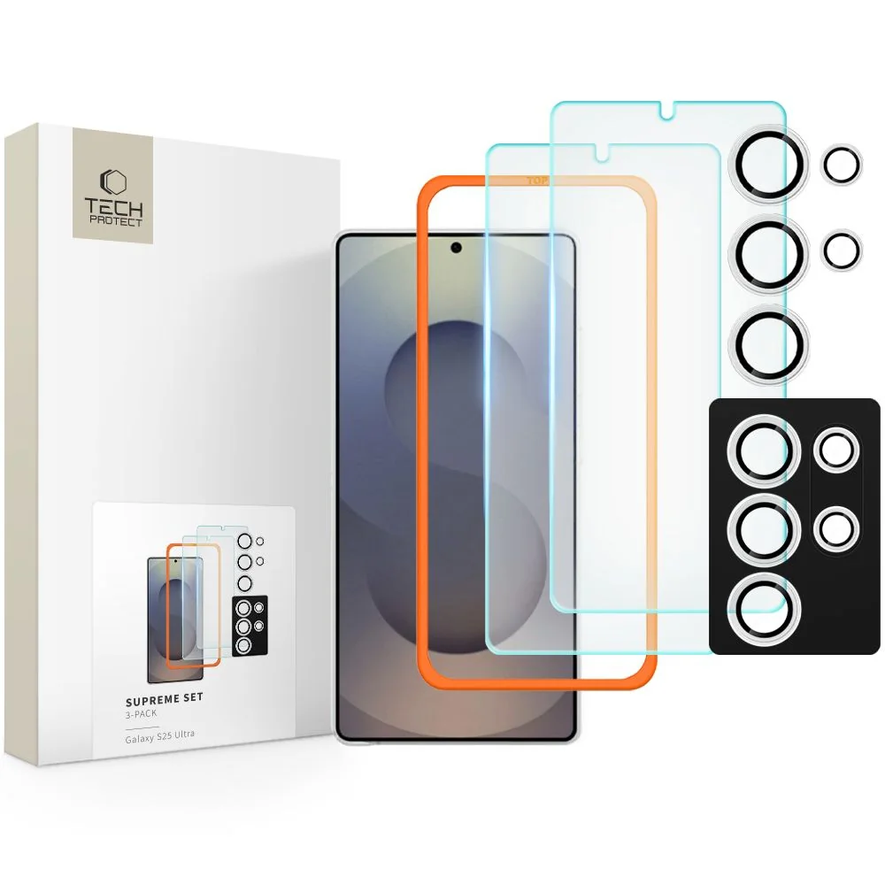 Tech-Protect Supreme Set ochranné sklo na Samsung Galaxy S25 Ultra