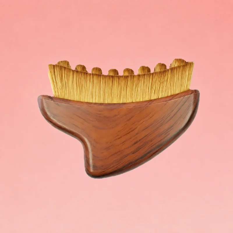 Livefy masážna kefka na tvár Siena, hnedá
