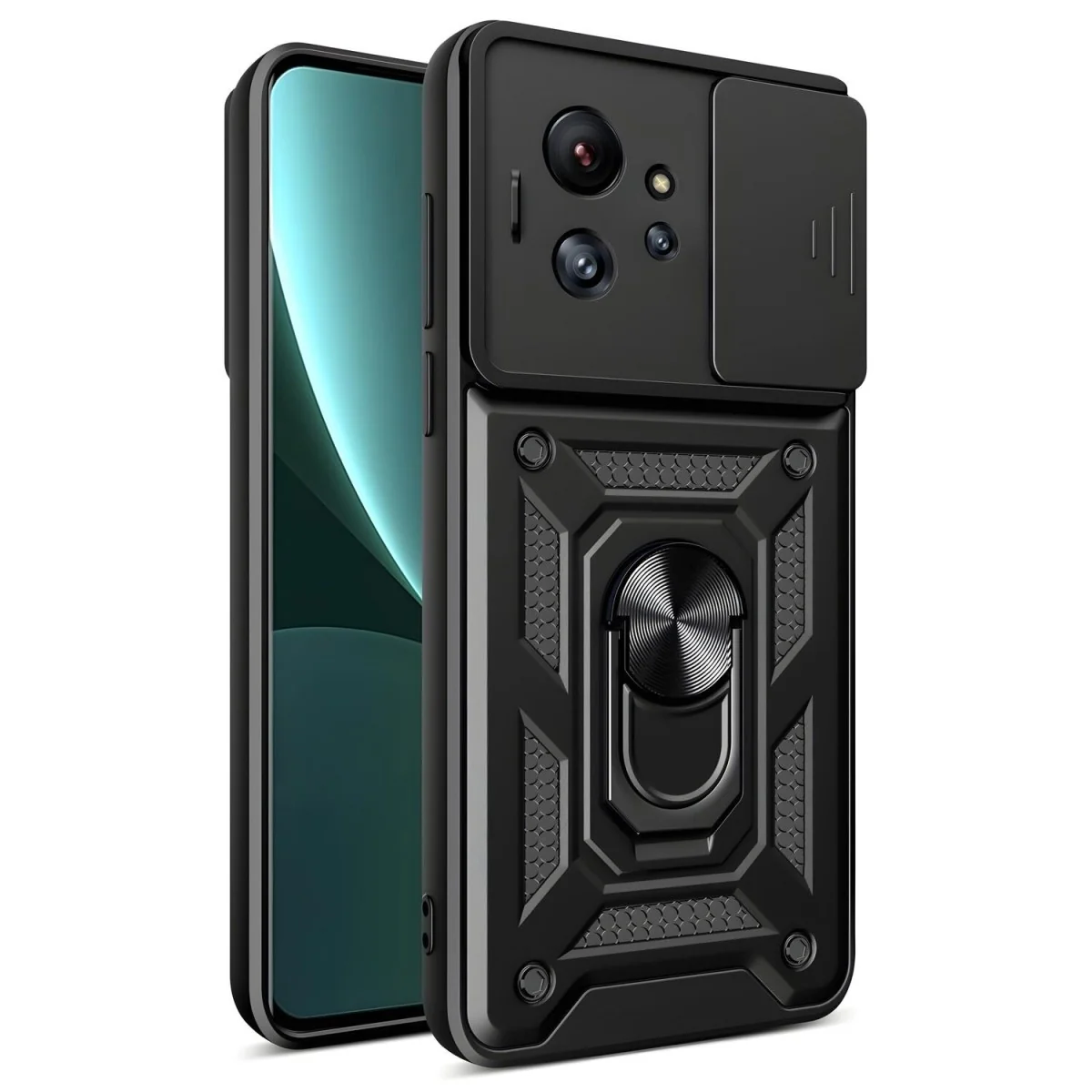 Hybrid Armor Camshield pre Infinix Zero Ultra - Čierna Kryt s ochranou kamery