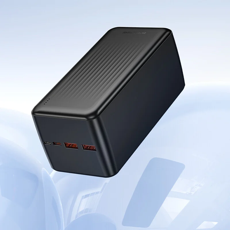 Borofone BJ80C Power Bank 50000mAh 2x USB / USB-C QC 22.5W, čierny