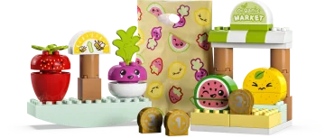 LEGO® DUPLO® 10983 Trh s ekologickými farmármi 1×1 ks, lego stavebnica
