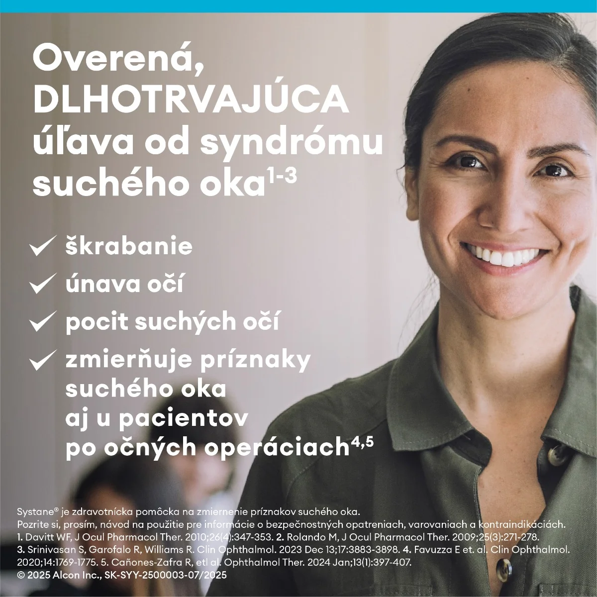 SYSTANE HYDRATION bez konzervačných látok 1×10 ml, zvlhčujúce očné kvapky