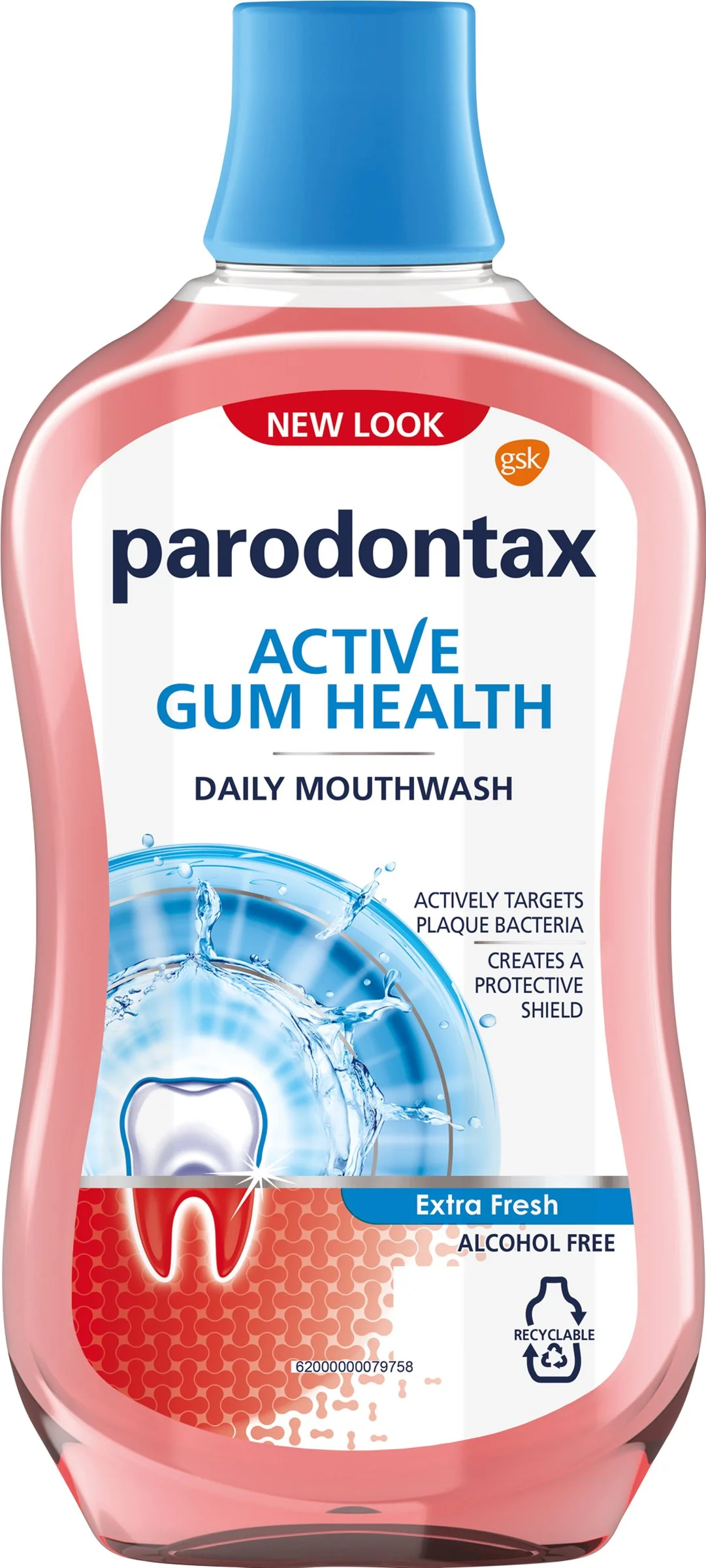 Parodontax Daily Gum Care Extra Fresh ústna voda 1×500ml, ústna voda